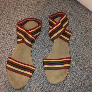 Charleston Shoe Company Rainbow Sandals